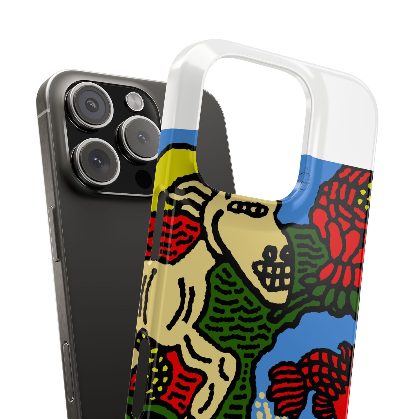Galloping carefree through life Slim Phone Case