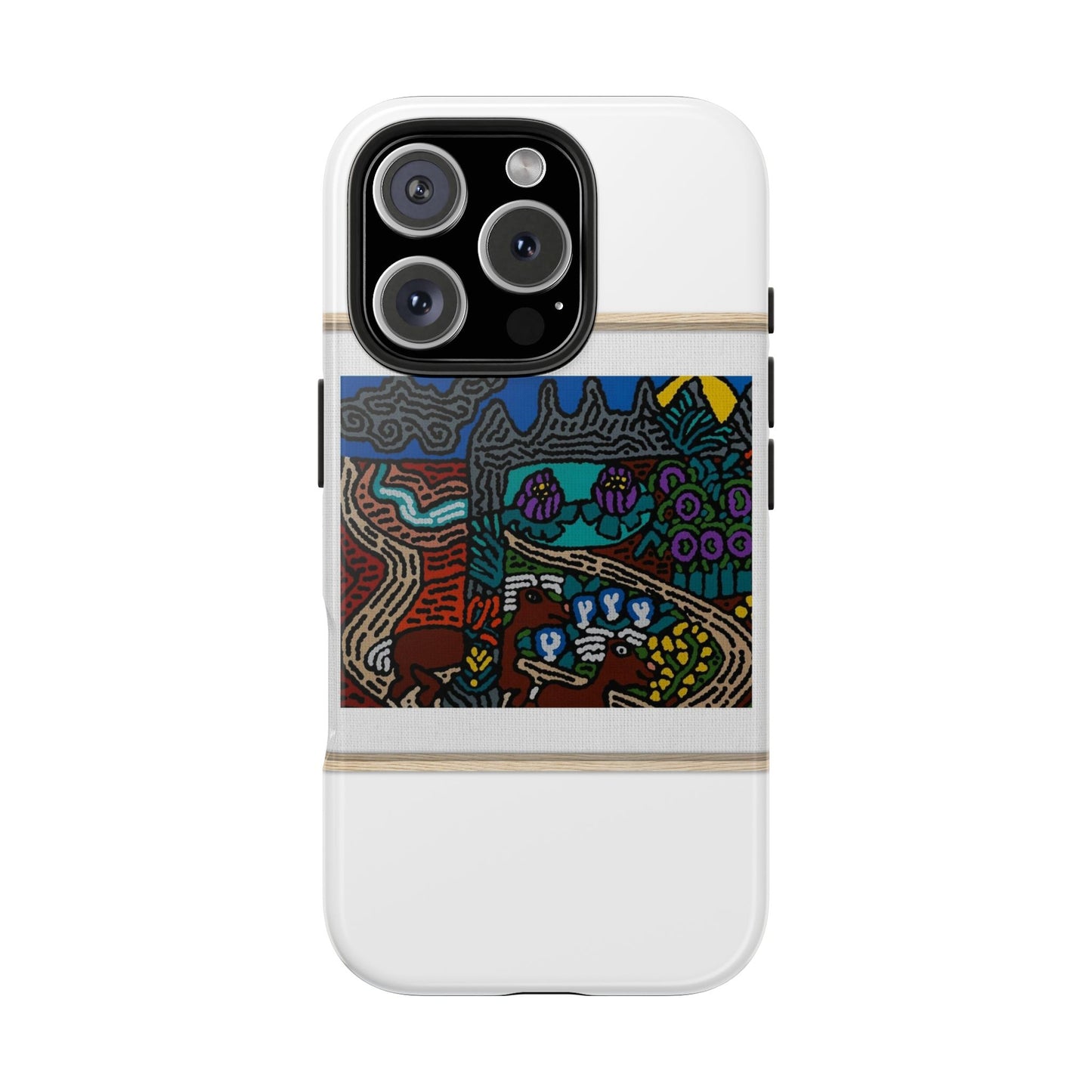 Road to a Sanctuary and Oasis Tough Phone Case