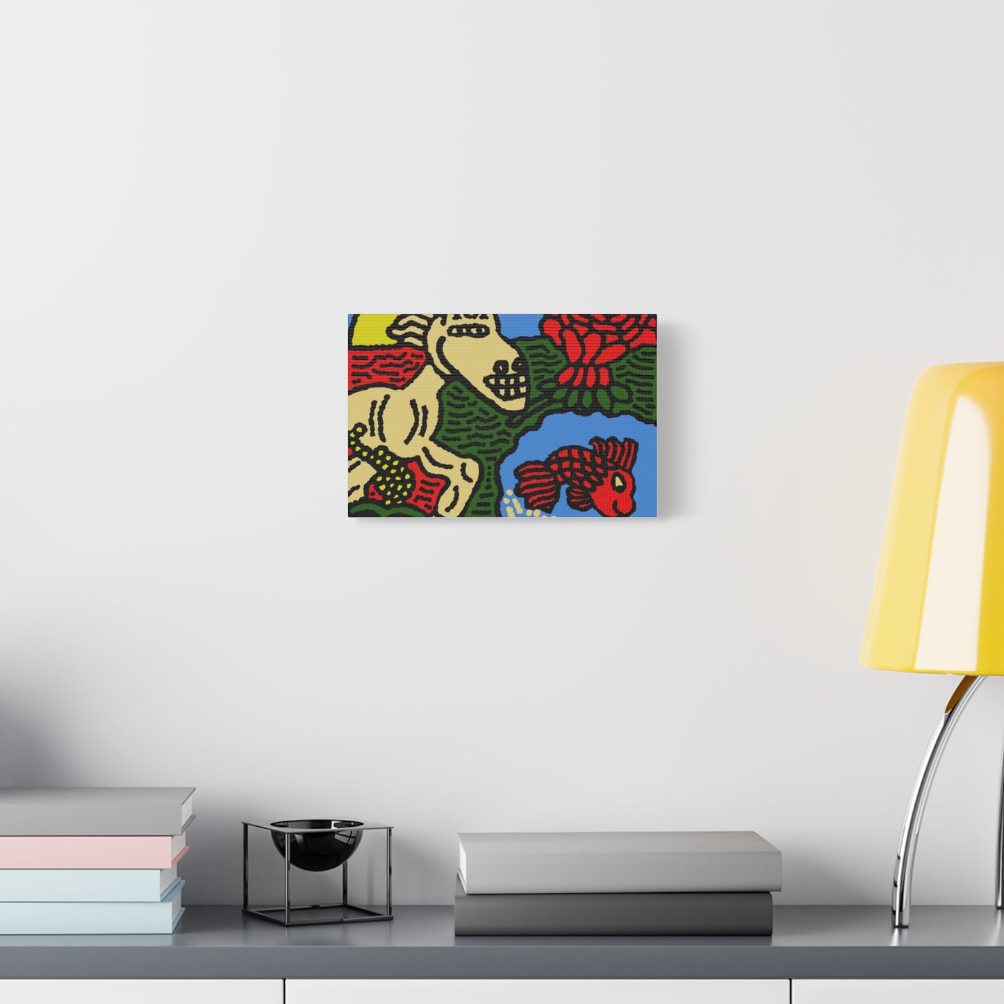 Galloping carefree through life Canvas (Small)