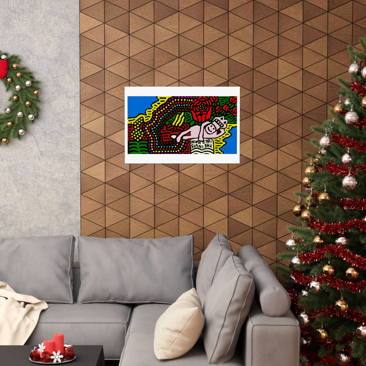 Enjoying our companionship Matte Poster Horizontal (Large)