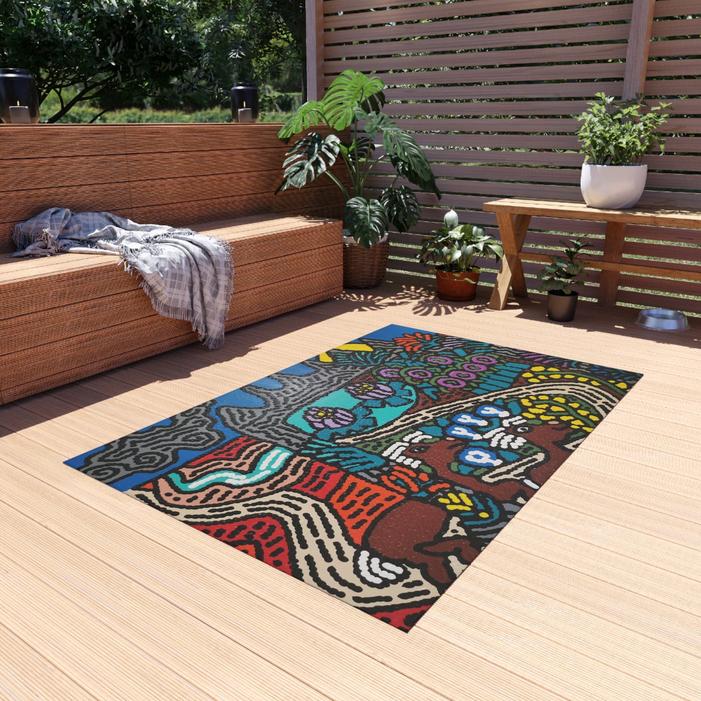 Going to the valley of hope and prosperity — Outdoor Rug