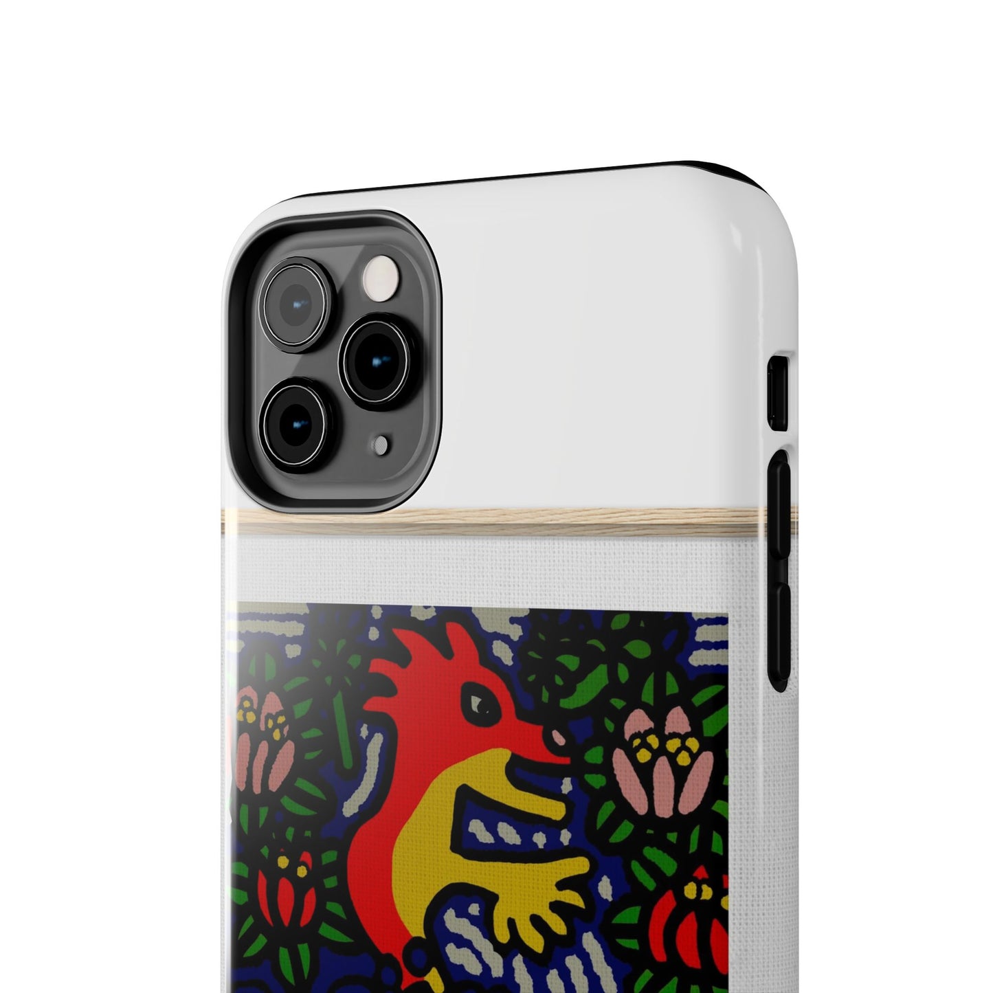 Breaking through the surface of a lotus pond Tough Phone Case