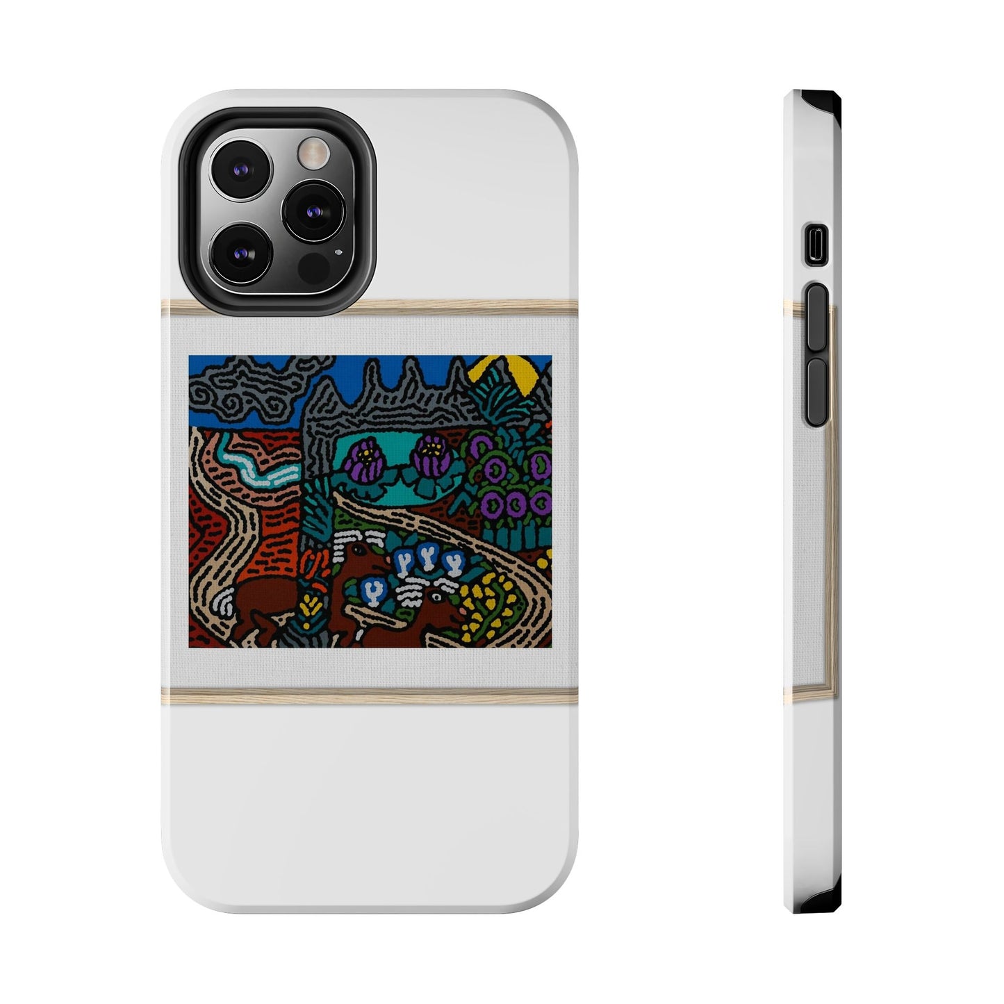 Road to a Sanctuary and Oasis Tough Phone Case