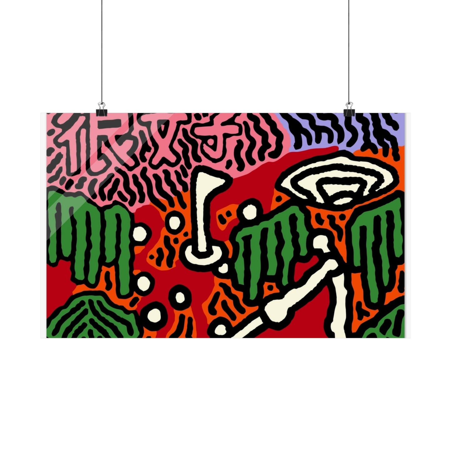 Scoring goals throughout life Matte Poster Horizontal (Large)