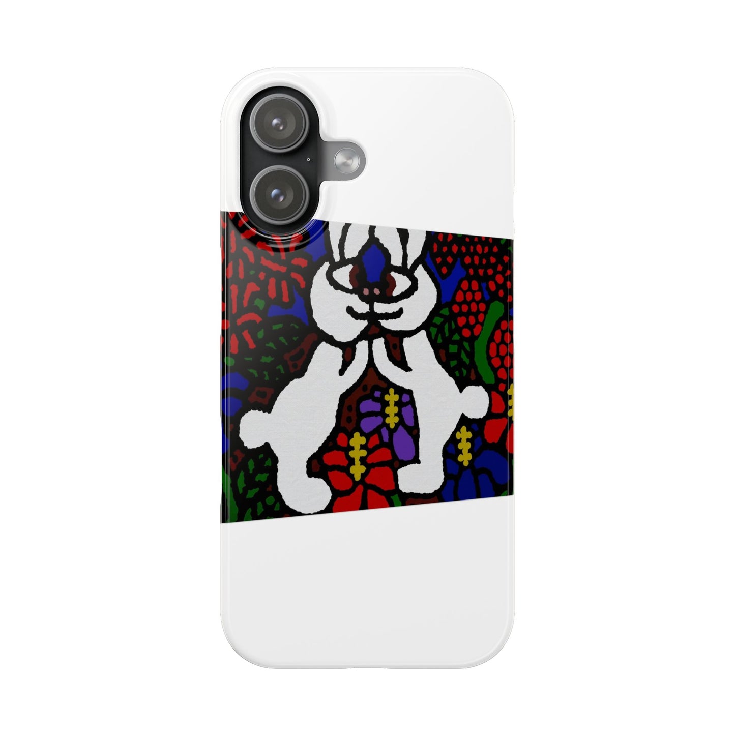 Bunnies in love Slim Phone Case