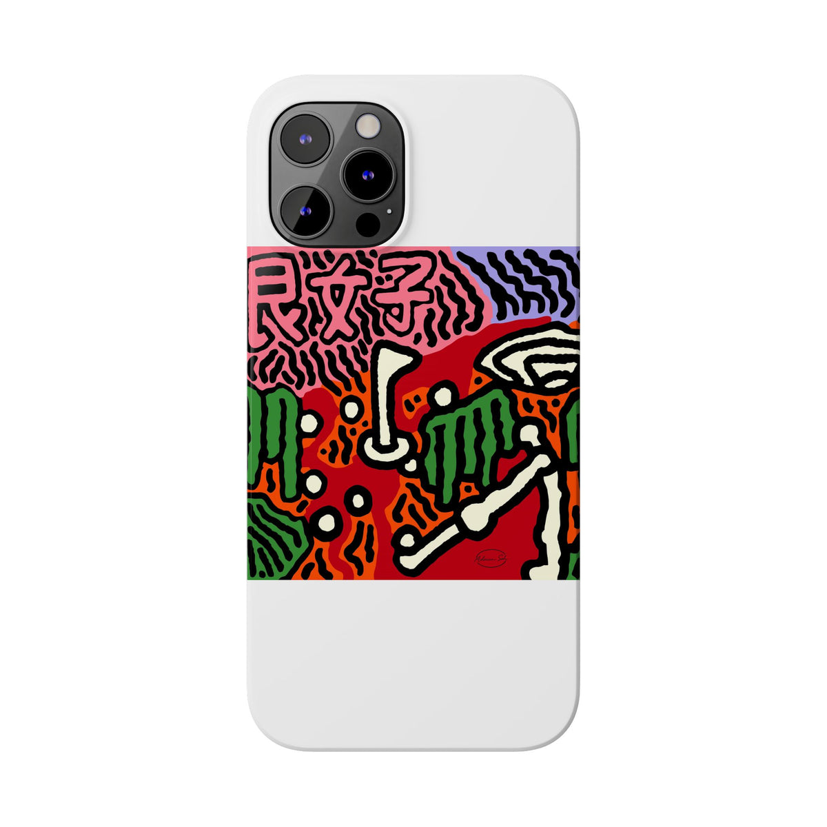 Hitting holes in one throughout life Slim Phone Case