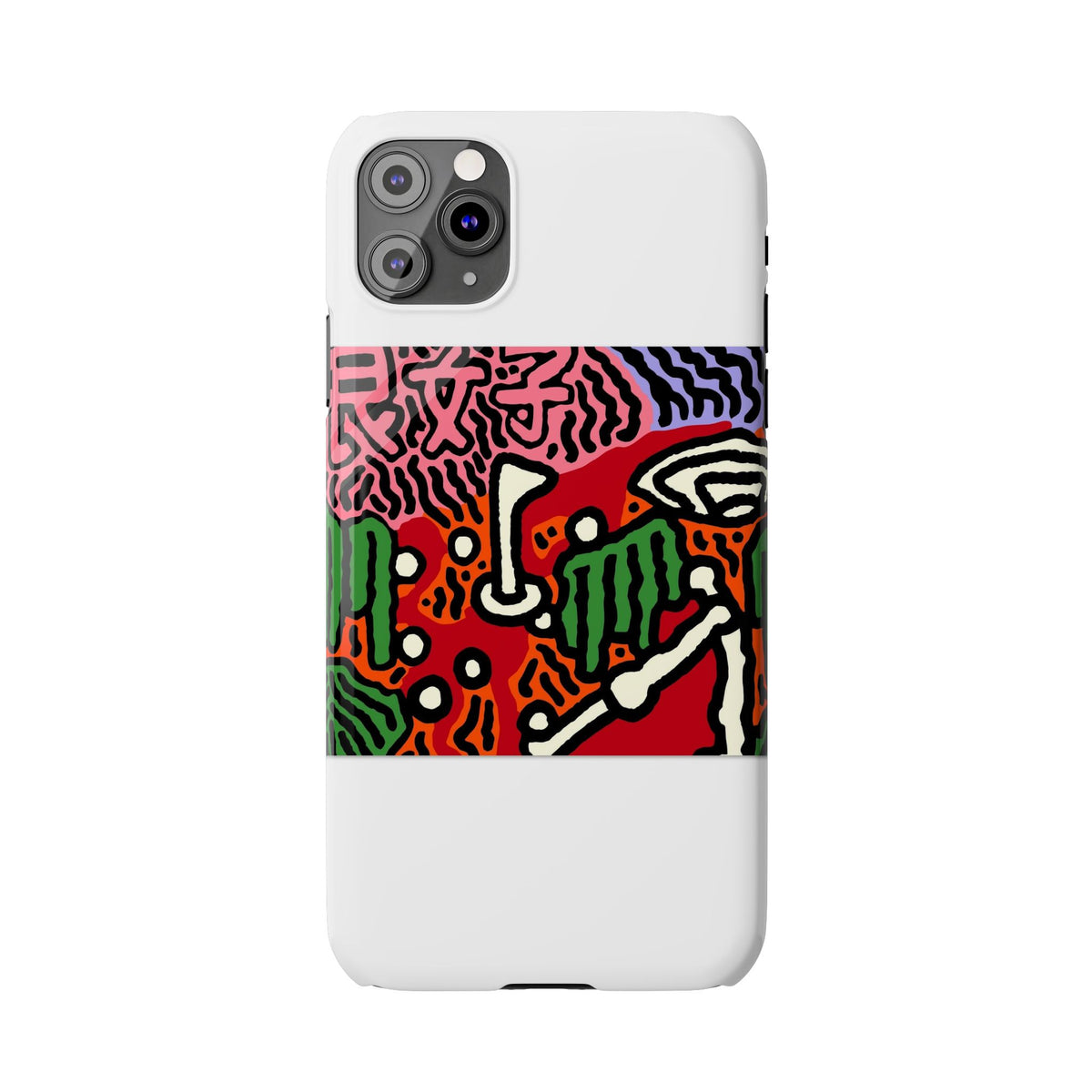 Scoring goals throughout life Slim Phone Case