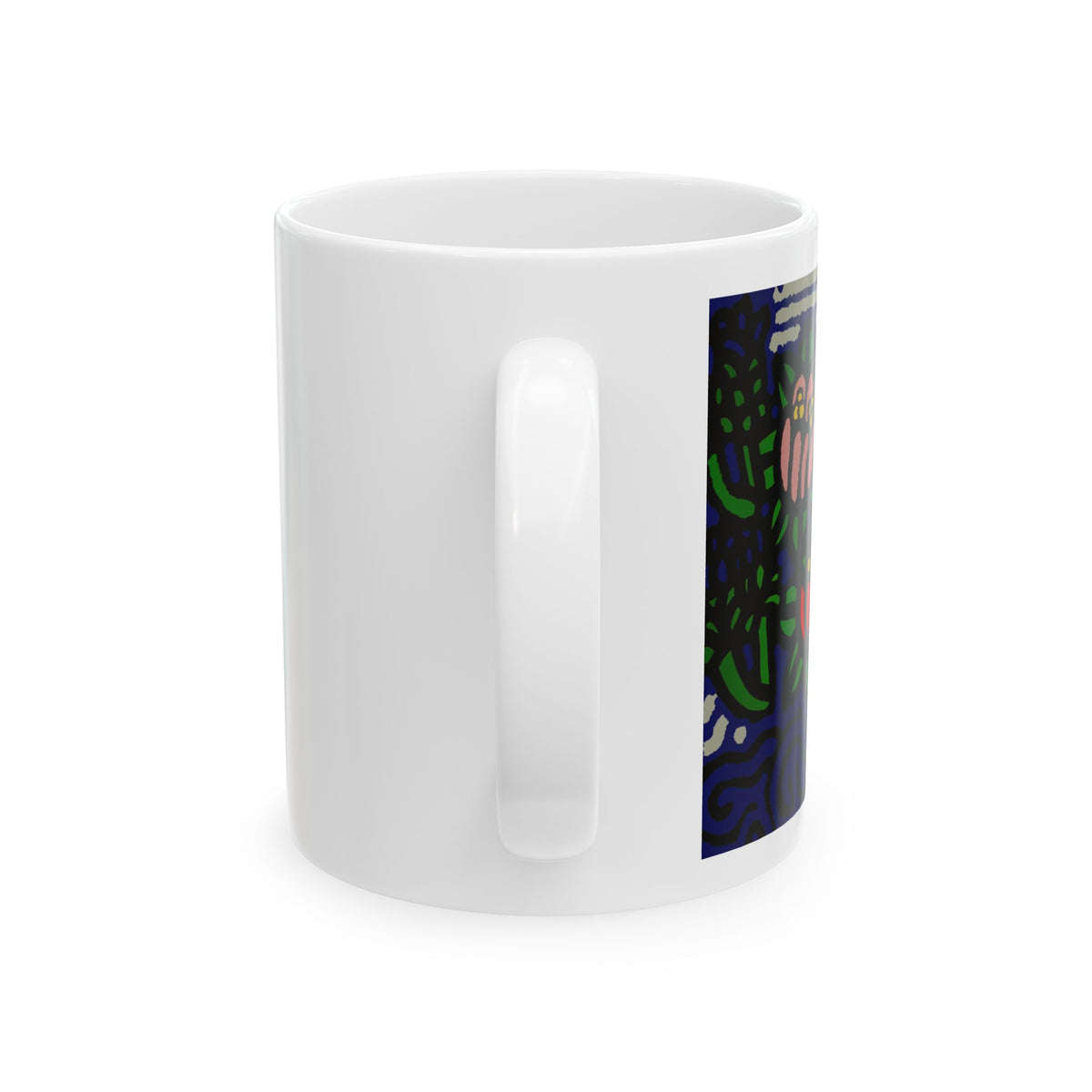 Breaking Through The Surface of A Lotus Pond - Ceramic Mug 11oz