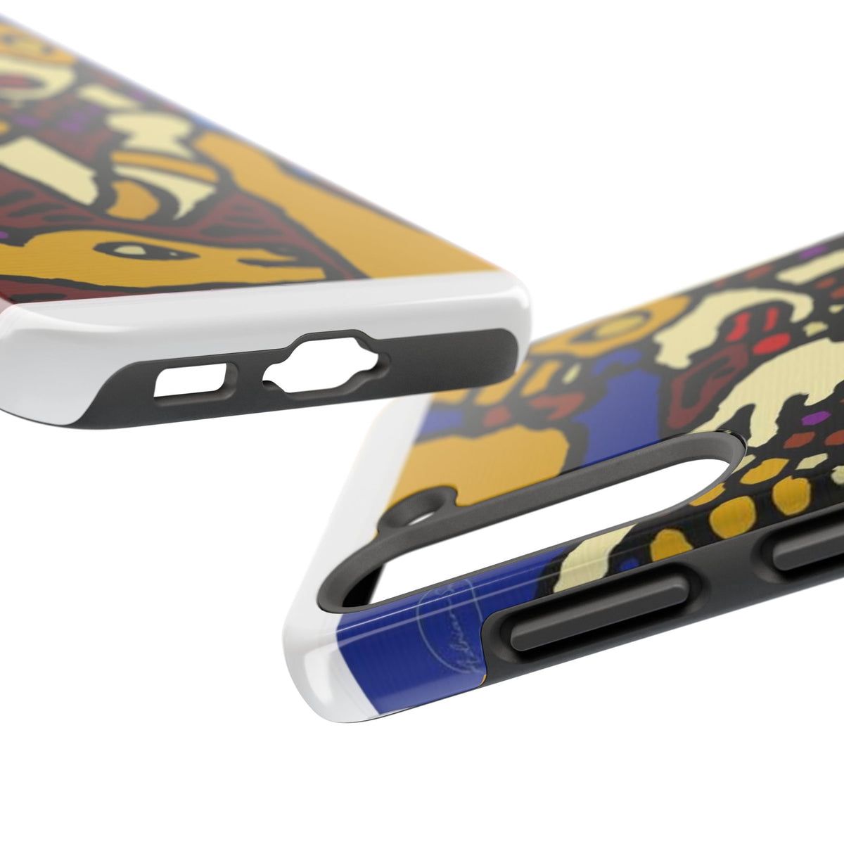 The golden snake being blessed by the fairy Tough Phone Case