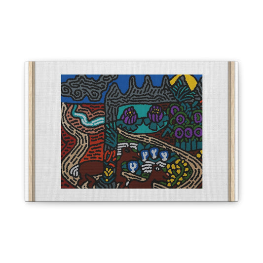 Road to a Sanctuary and Oasis Canvas (Small)