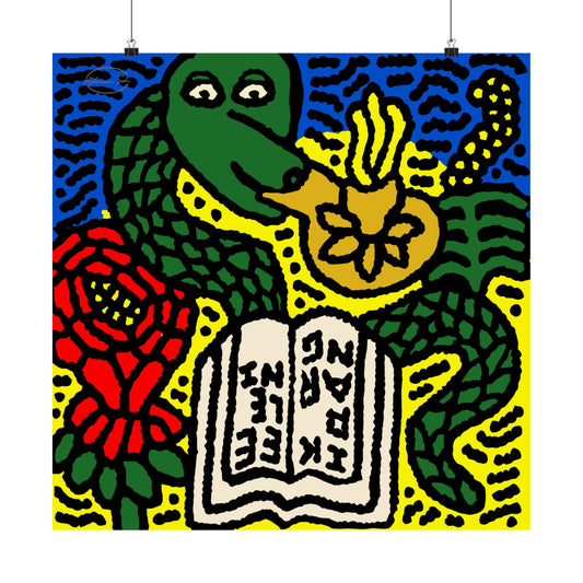 Shining a light on knowledge Matte Poster Horizontal (Large)
