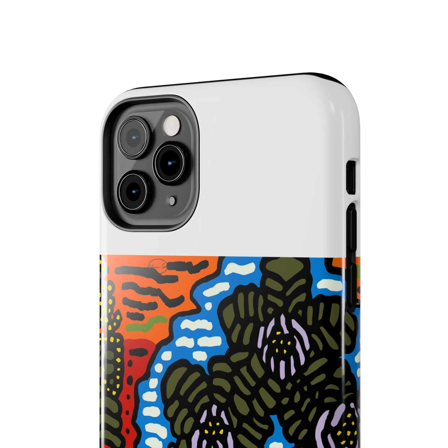 The Sri Lankan water lilies meets the Australian wattle Tough Phone Case