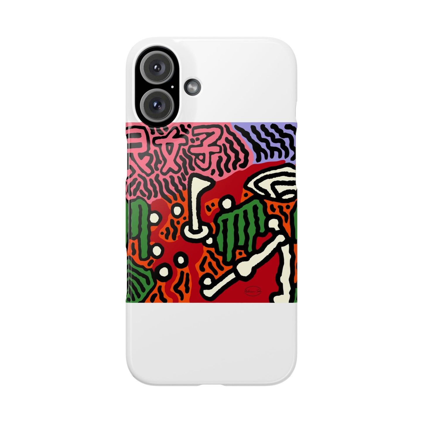 Hitting holes in one throughout life Slim Phone Case