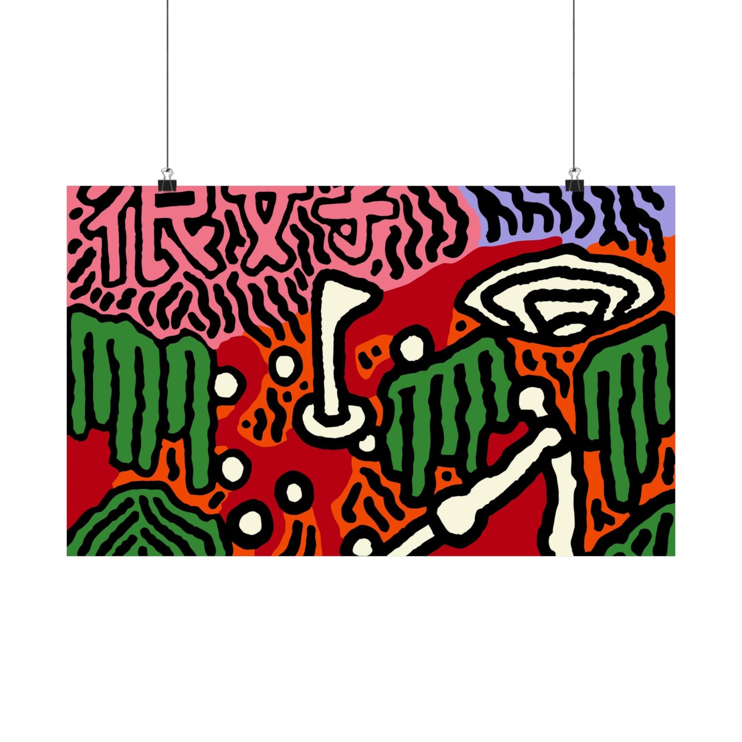 Hitting holes in one throughout life Matte Poster Horizontal (Large)