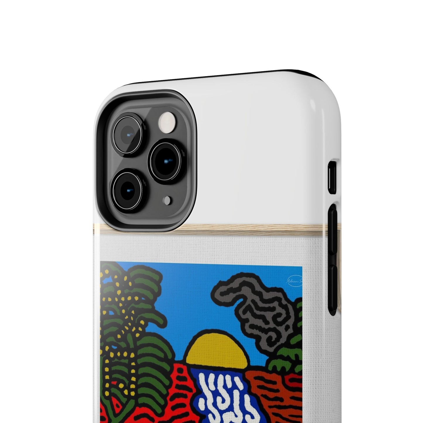 The river that joins the Australian wattle and Lebanese cedar tree in friendship Tough Phone Case
