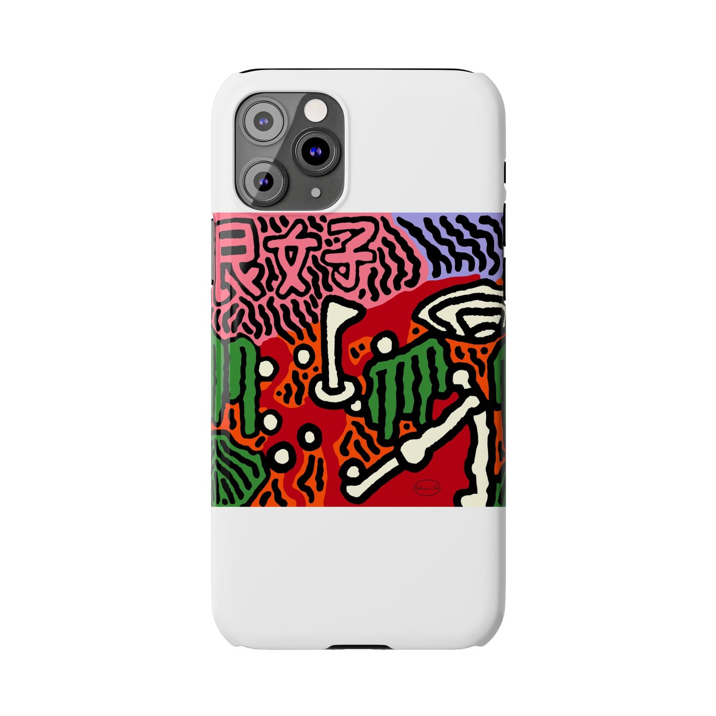 Hitting holes in one throughout life Slim Phone Case