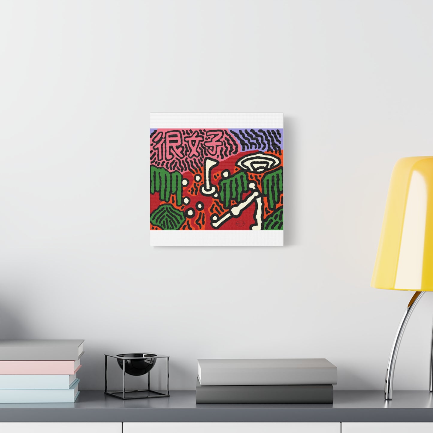 Hitting holes in one throughout life Canvas (Small)