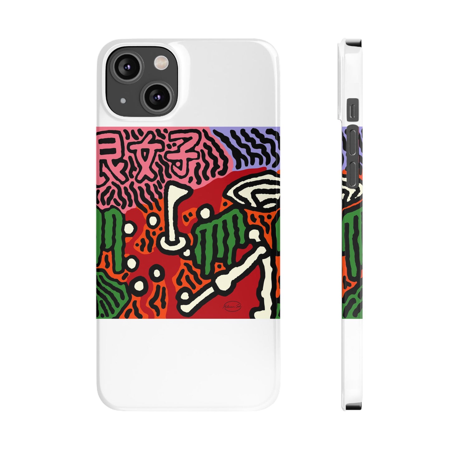 Hitting holes in one throughout life Slim Phone Case