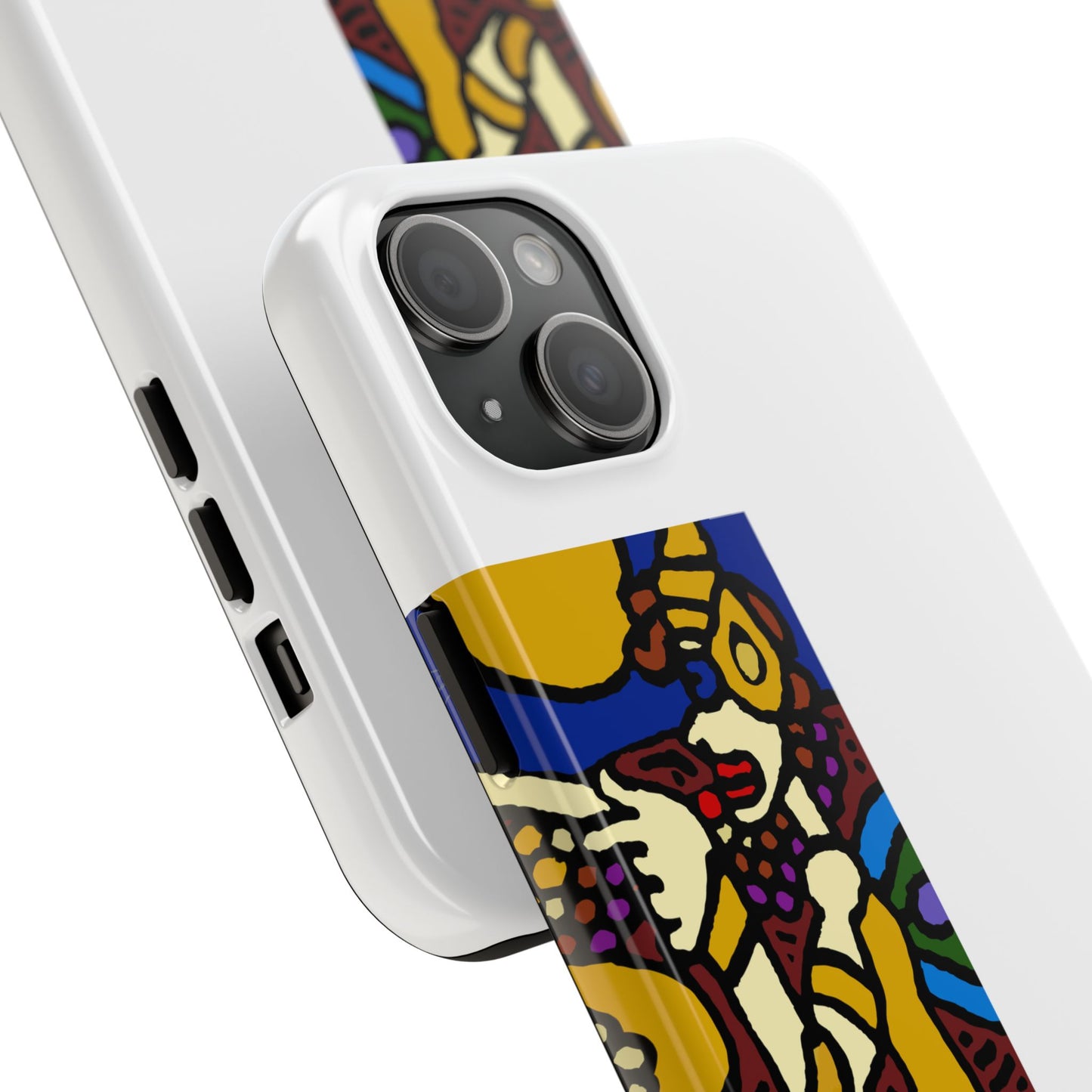 The golden snake being blessed by the fairy Tough Phone Case