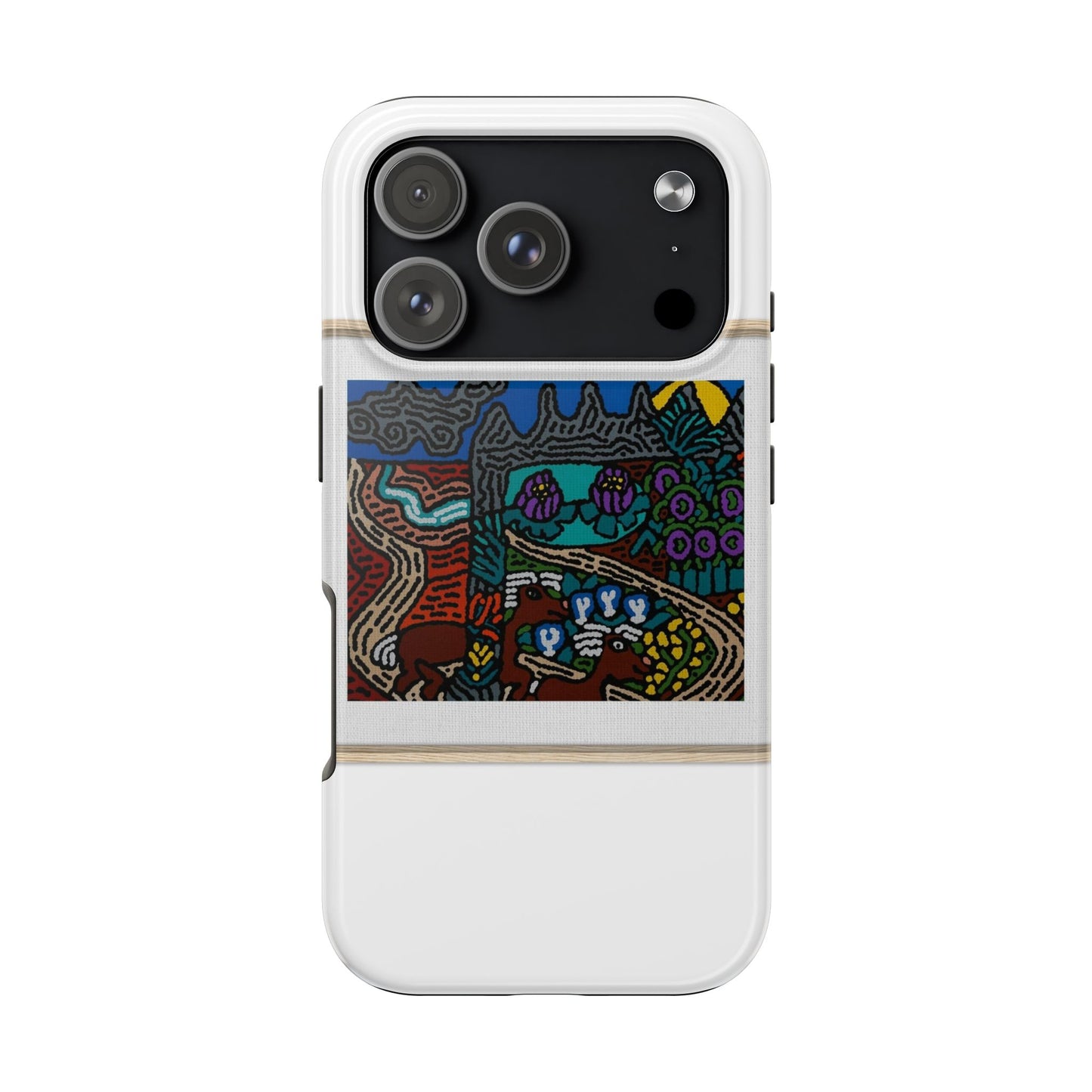 Road to a Sanctuary and Oasis Tough Phone Case