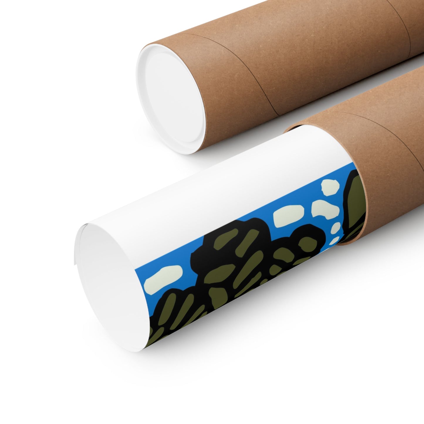The Sri Lankan water lilies meets the Australian wattle Matte Poster Vertical (Small)