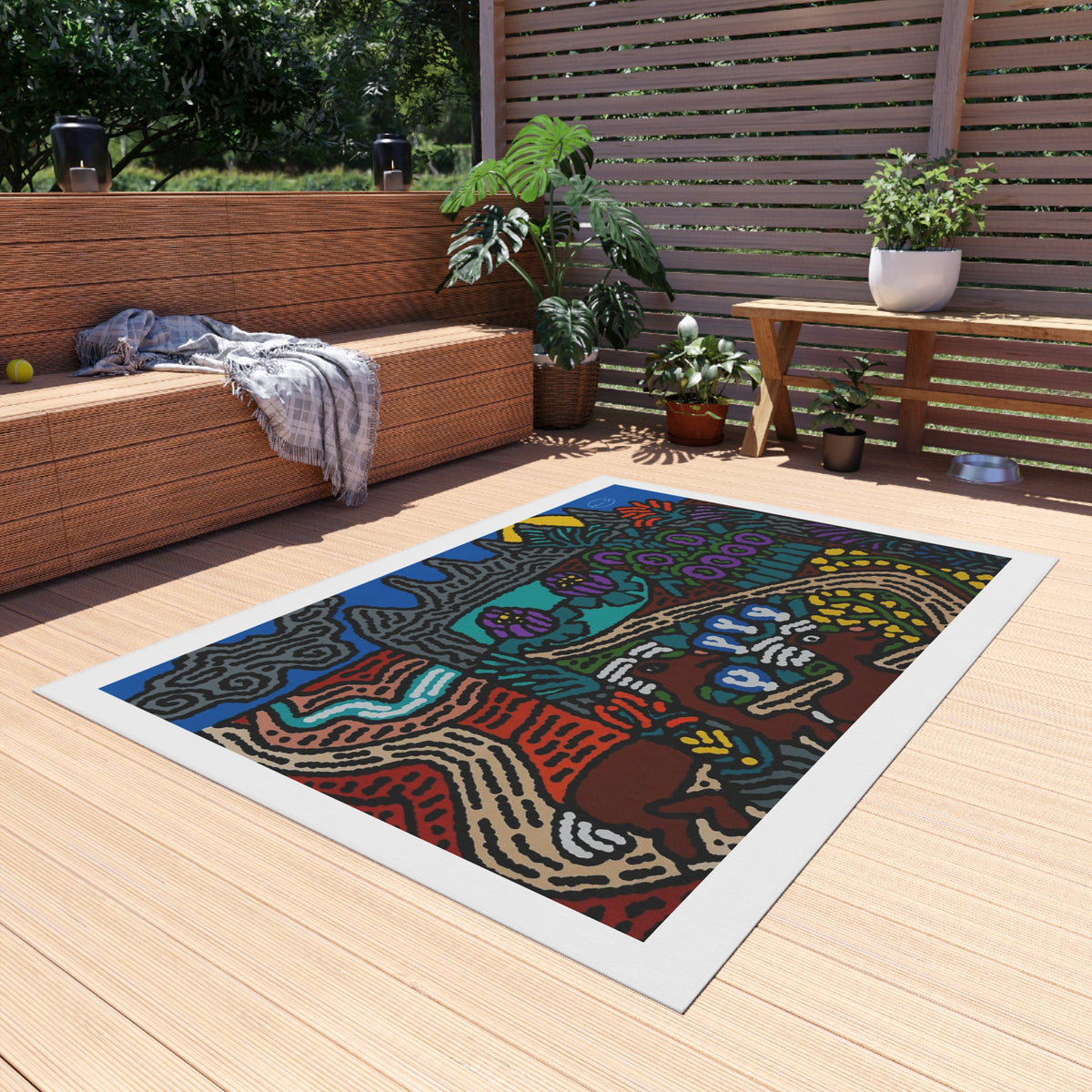 Going to the valley of hope and prosperity — Outdoor Rug