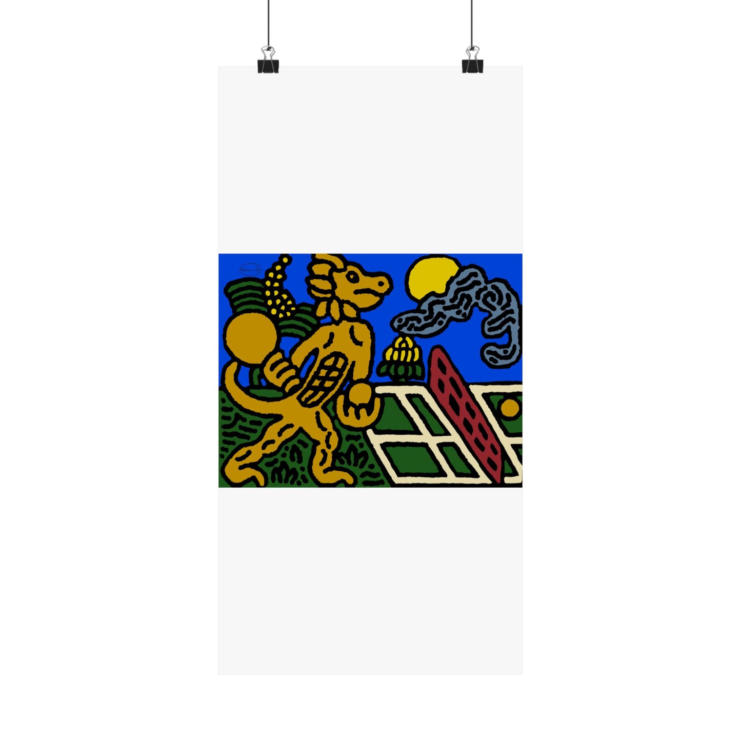 Ready for making big serves in life Matte Poster Vertical (Small)