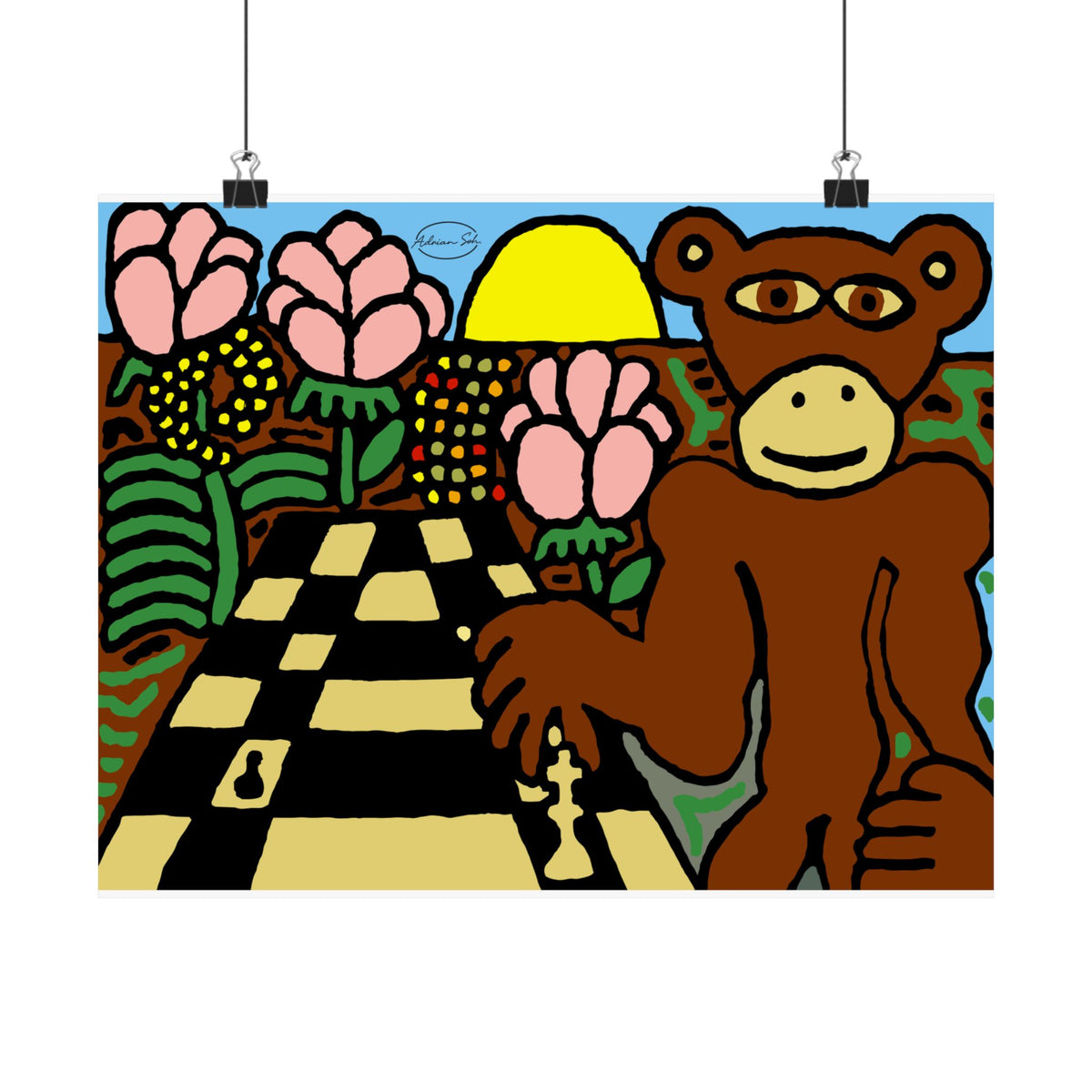 Supreme strategist Matte Poster Horizontal (Small)