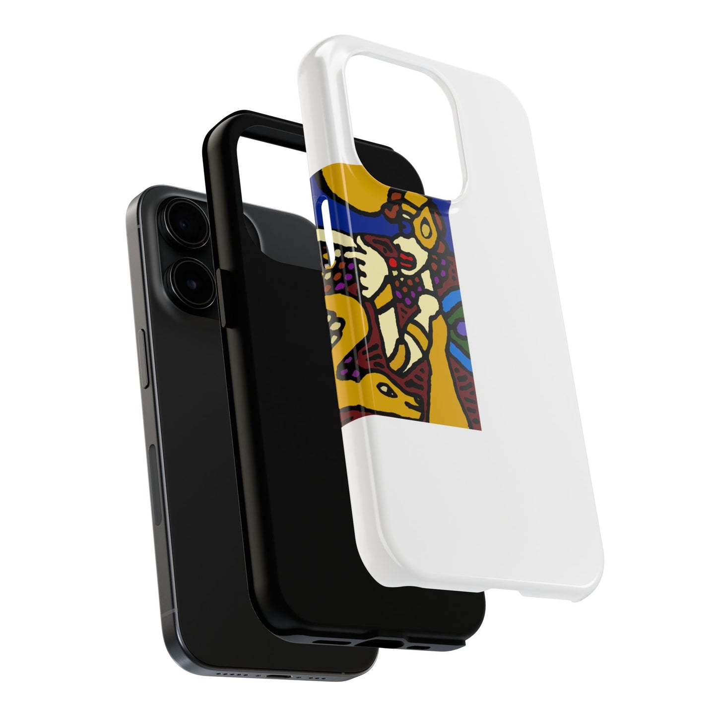 The golden snake being blessed by the fairy Tough Phone Case