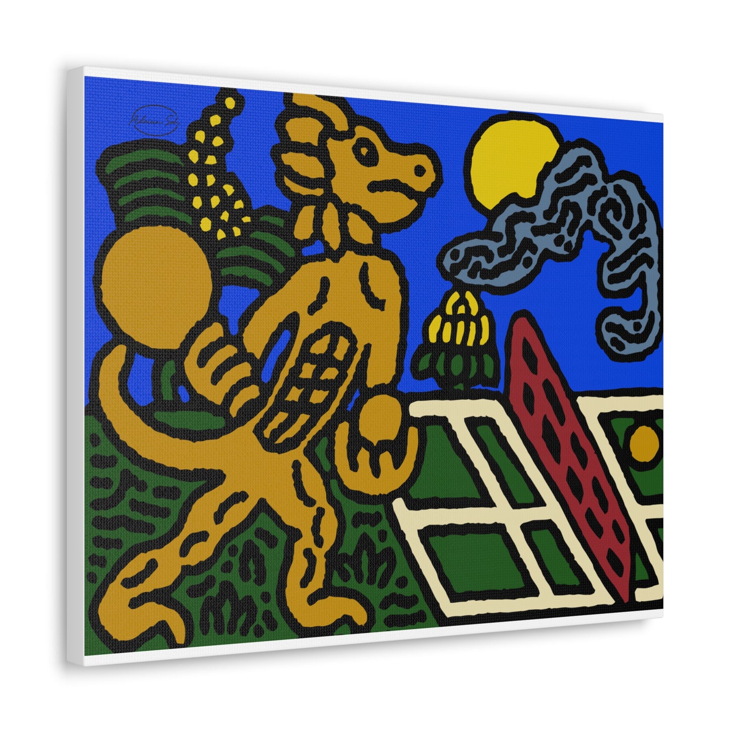 Ready for making big serves in life Canvas (Small)
