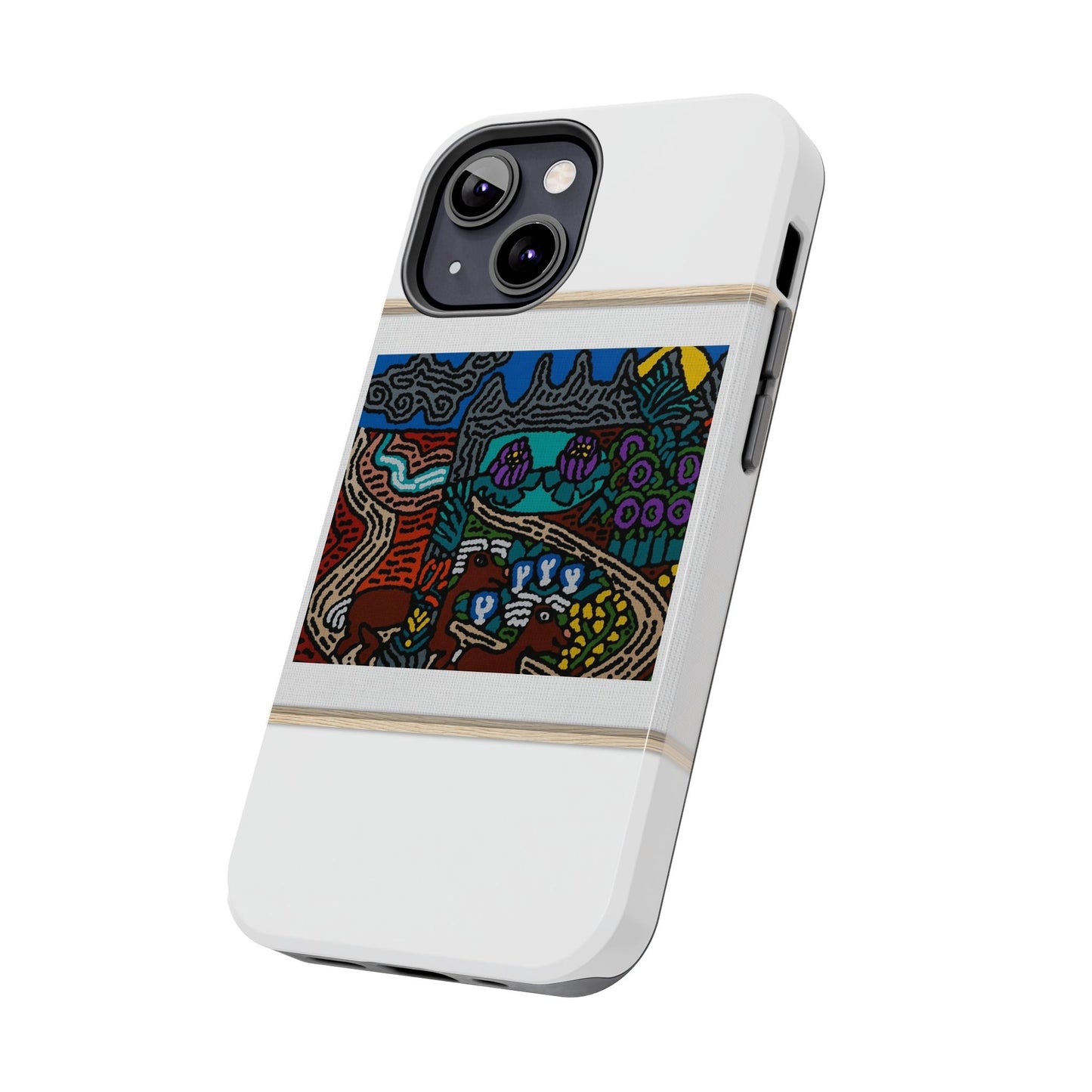 Road to a Sanctuary and Oasis Tough Phone Case