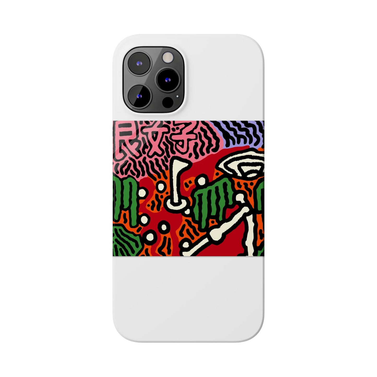 Scoring goals throughout life Slim Phone Case