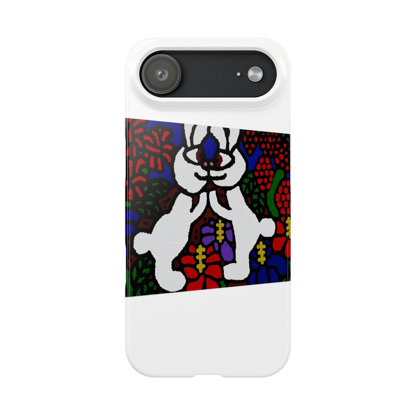 Bunnies in love Slim Phone Case