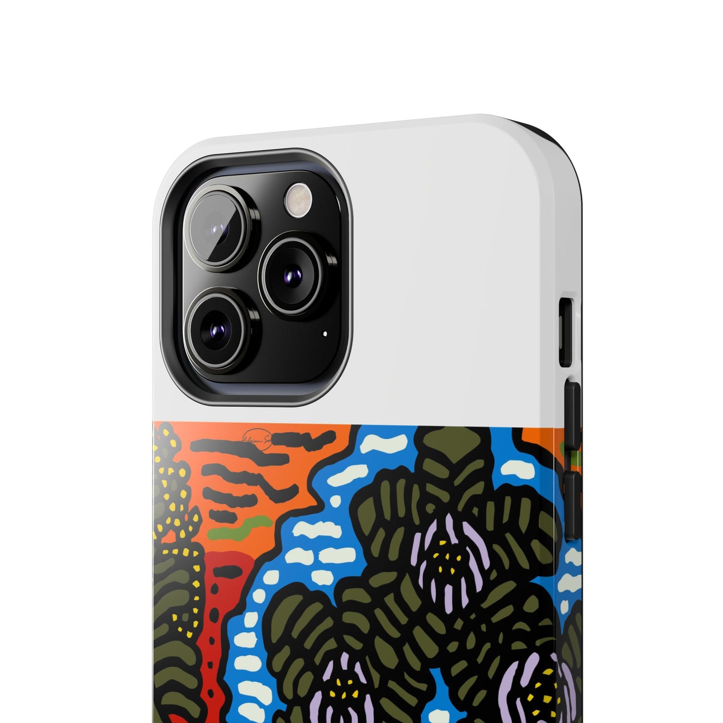 The Sri Lankan water lilies meets the Australian wattle Tough Phone Case
