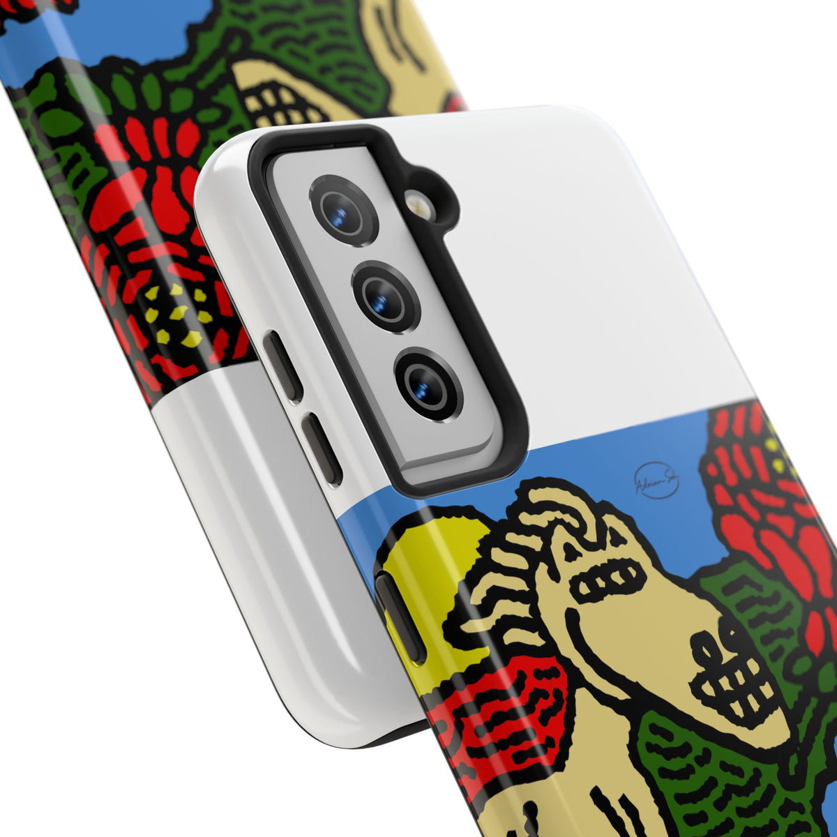 Galloping carefree through life Tough Phone Case