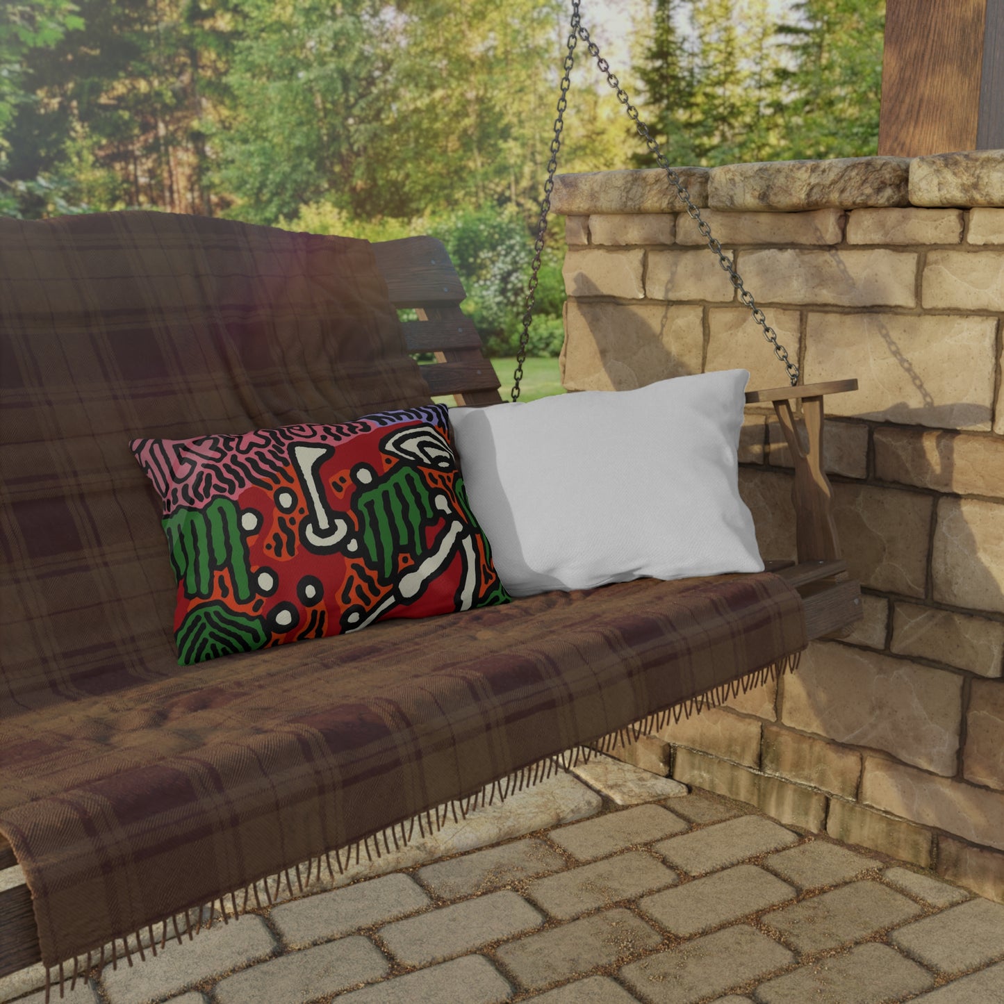 Scoring Goals Throughout Life — Outdoor Pillow