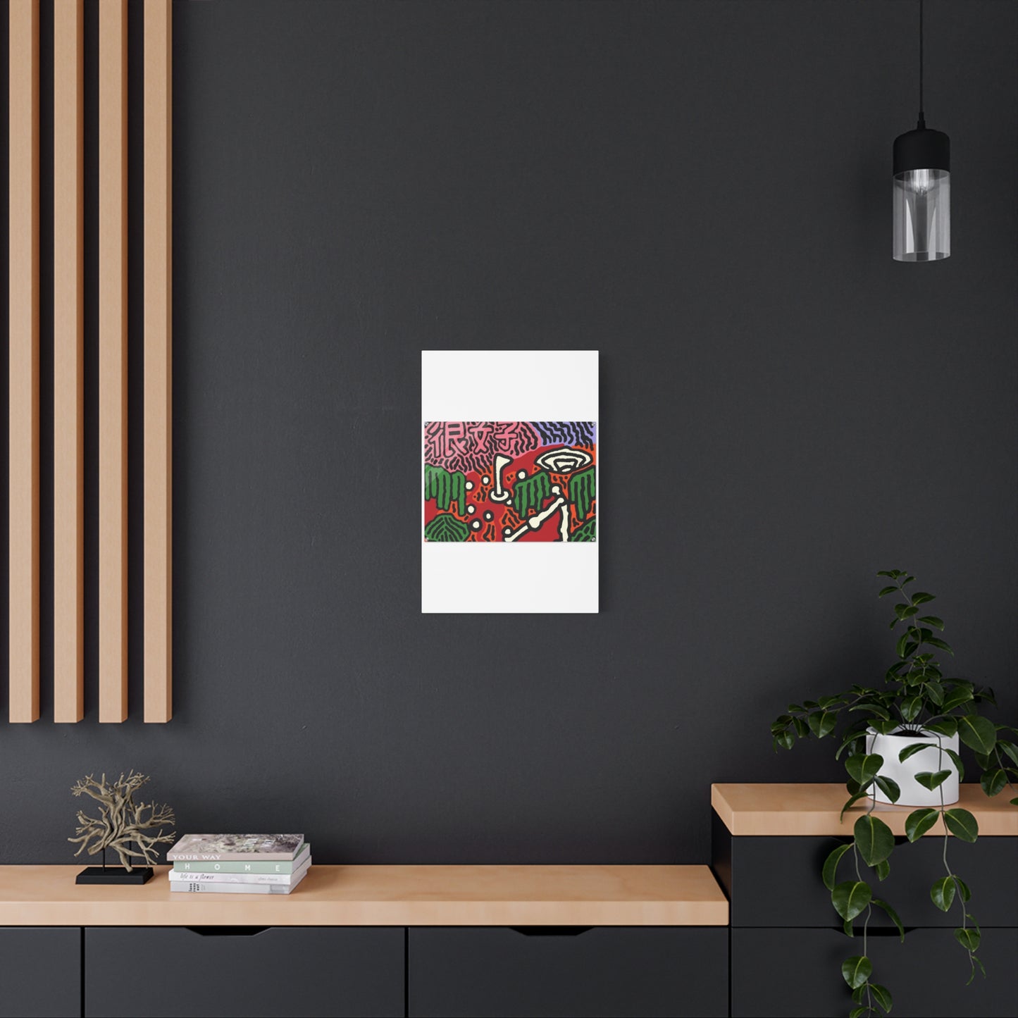 Scoring goals throughout life Canvas (Large)