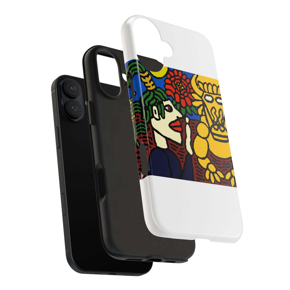 The warrior hailing the mighty golden dragon Tough Phone Case