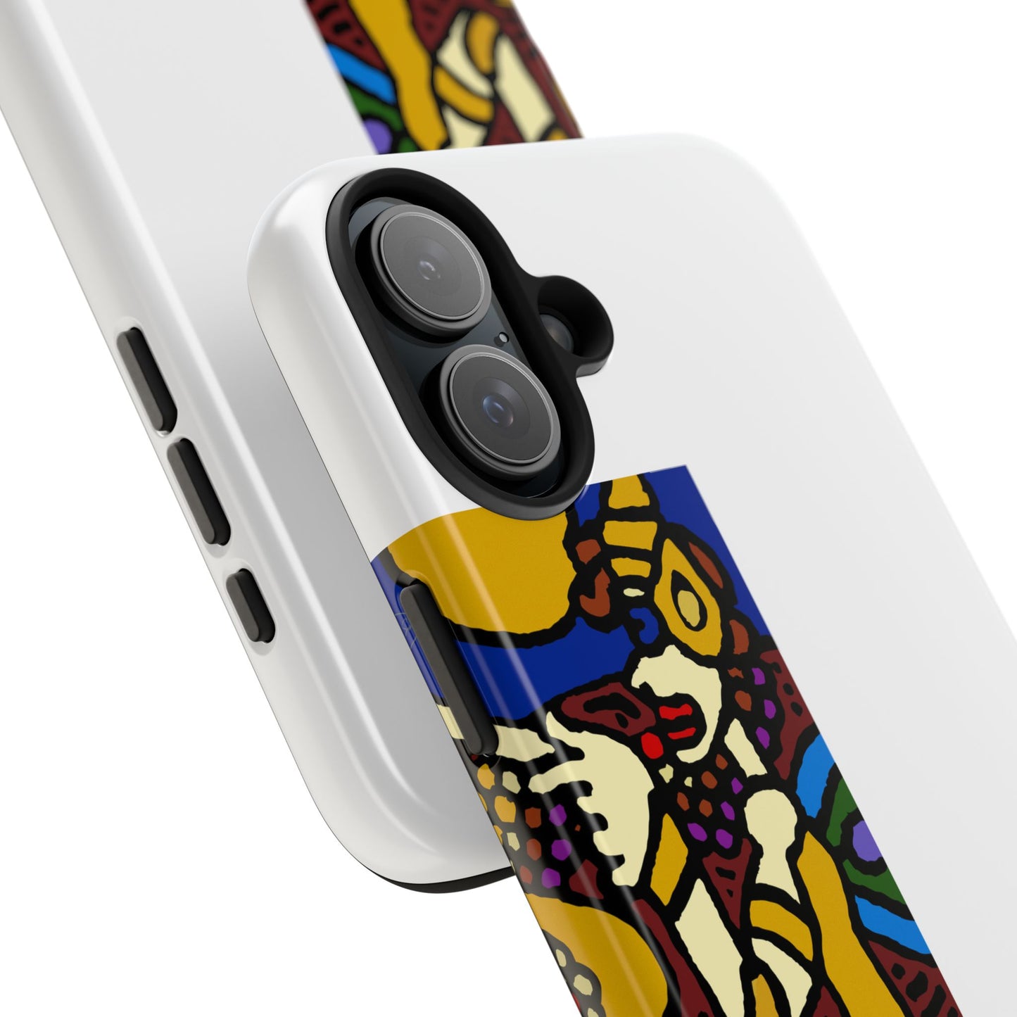 The golden snake being blessed by the fairy Tough Phone Case