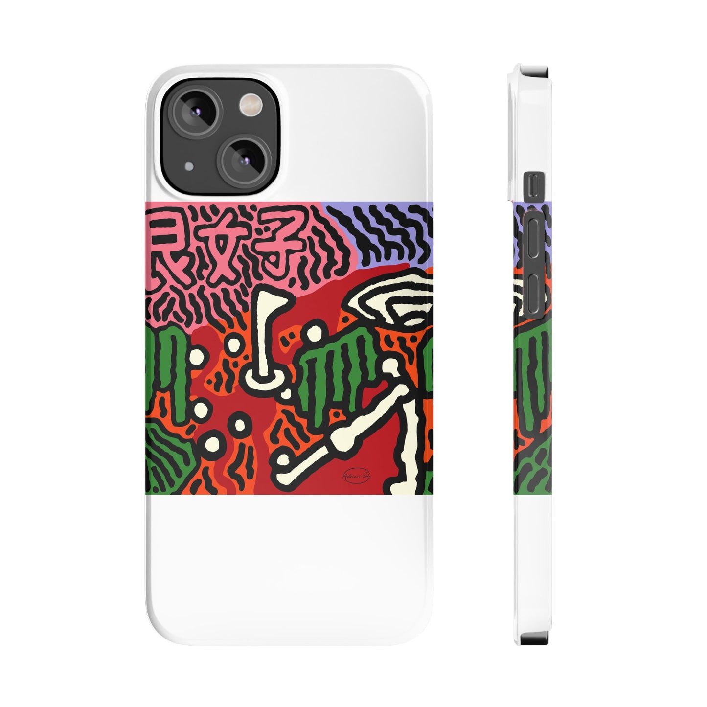 Hitting holes in one throughout life Slim Phone Case