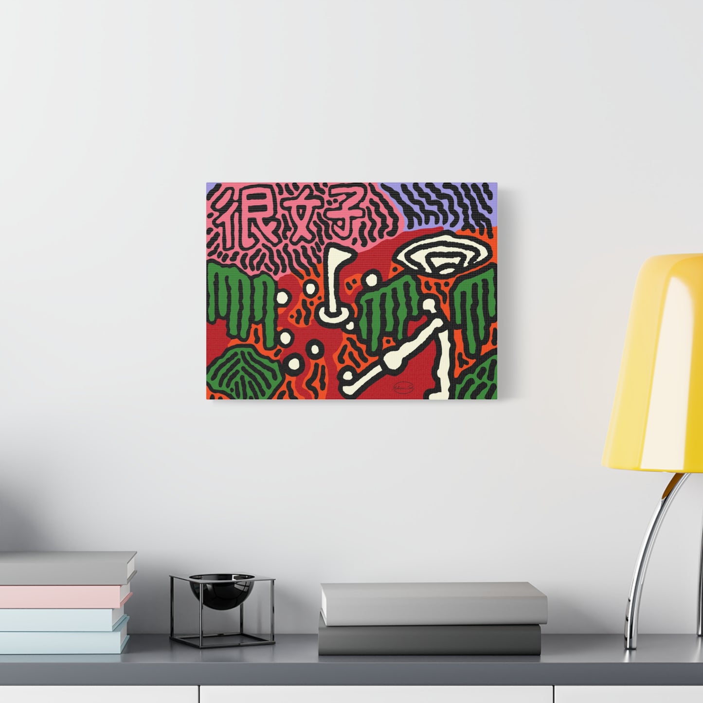 Hitting holes in one throughout life Canvas (Small)