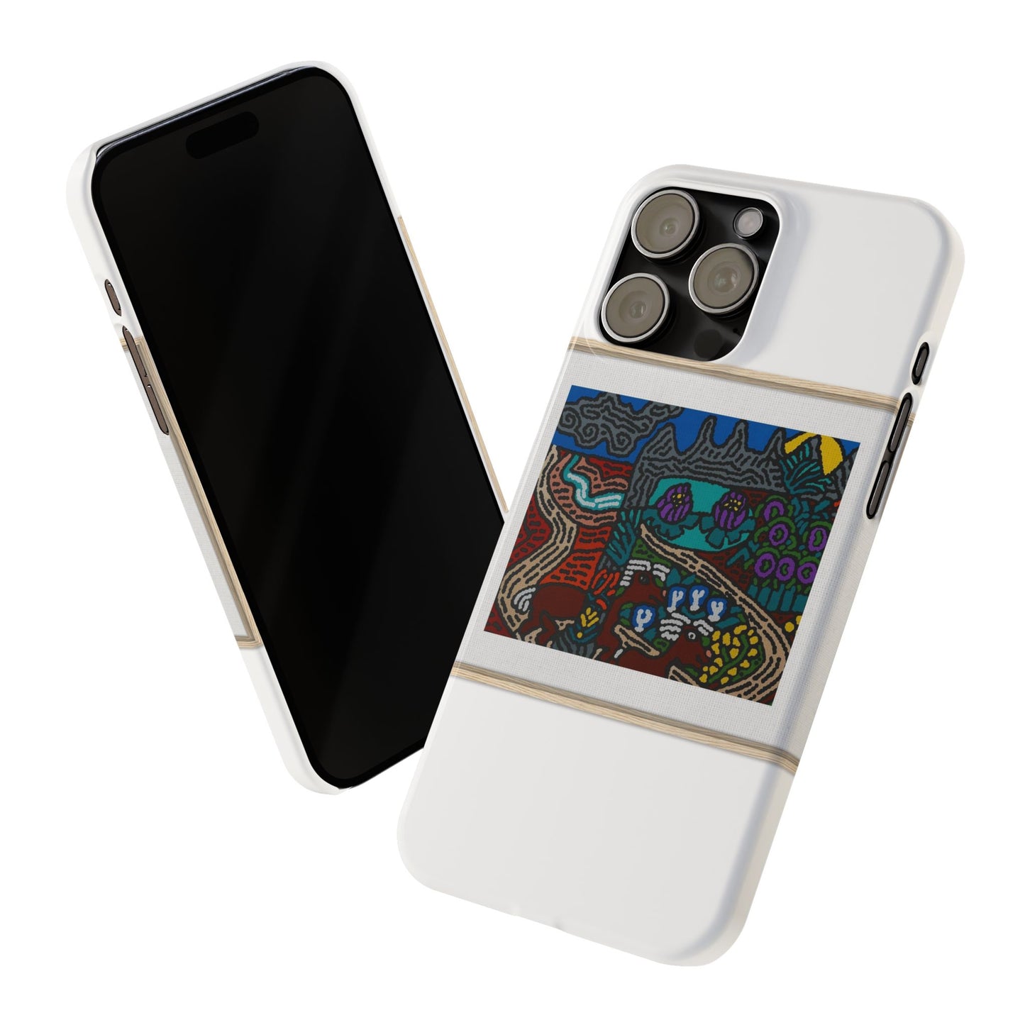 Road to a Sanctuary and Oasis Slim Phone Case
