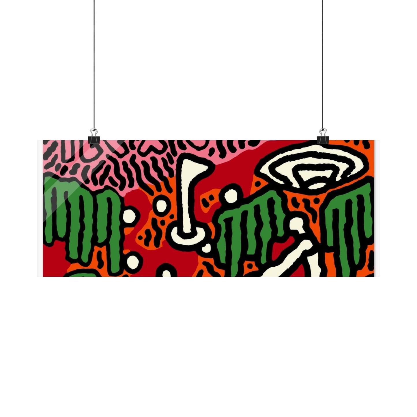 Scoring goals throughout life Matte Poster Horizontal (Small)