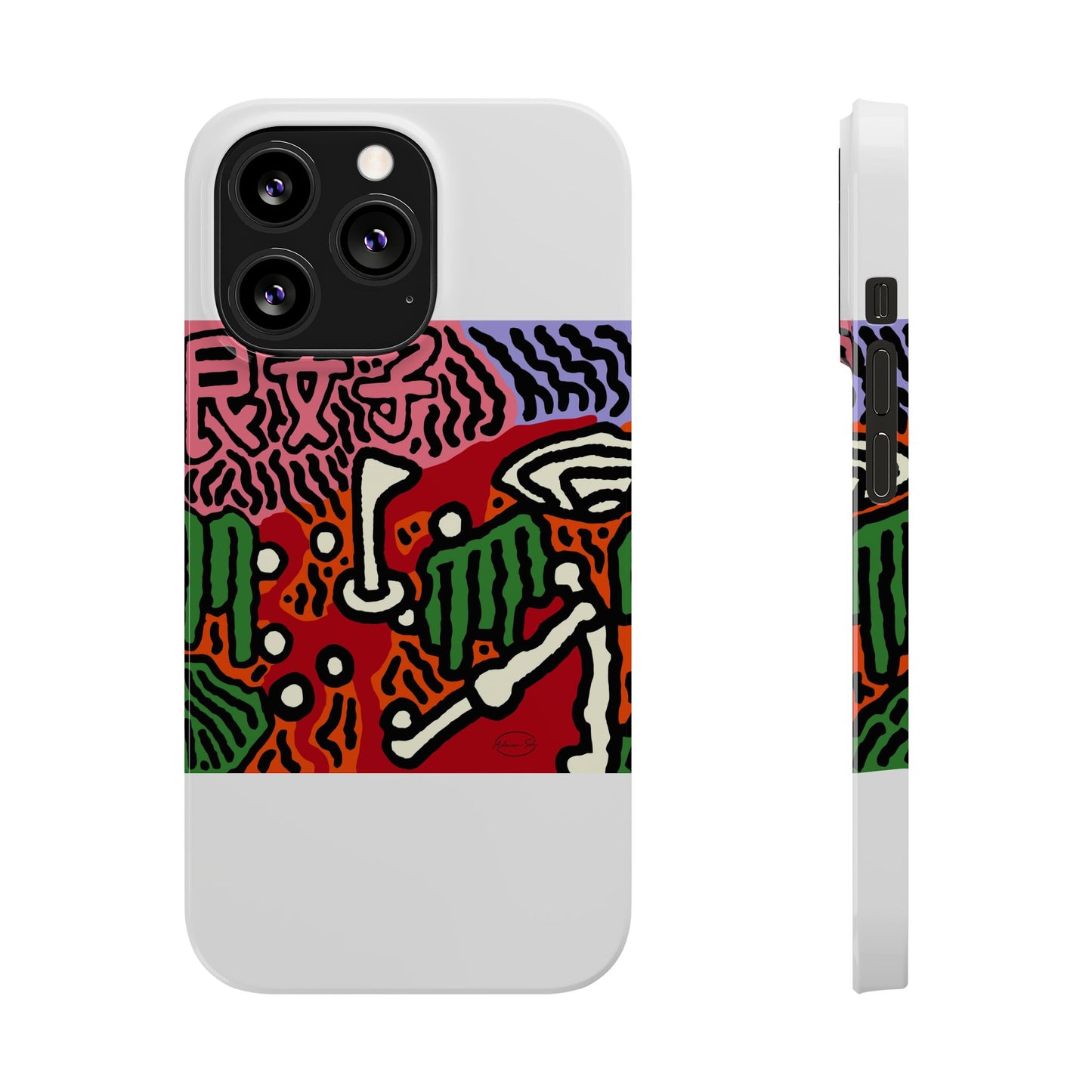 Hitting holes in one throughout life Slim Phone Case