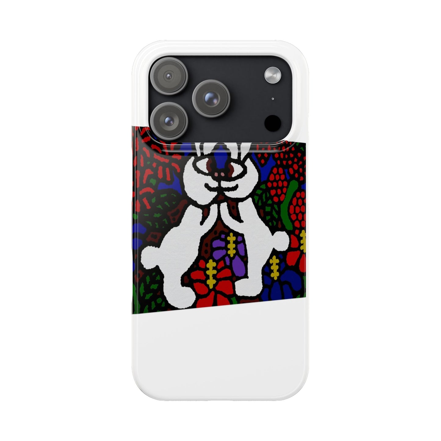 Bunnies in love Slim Phone Case