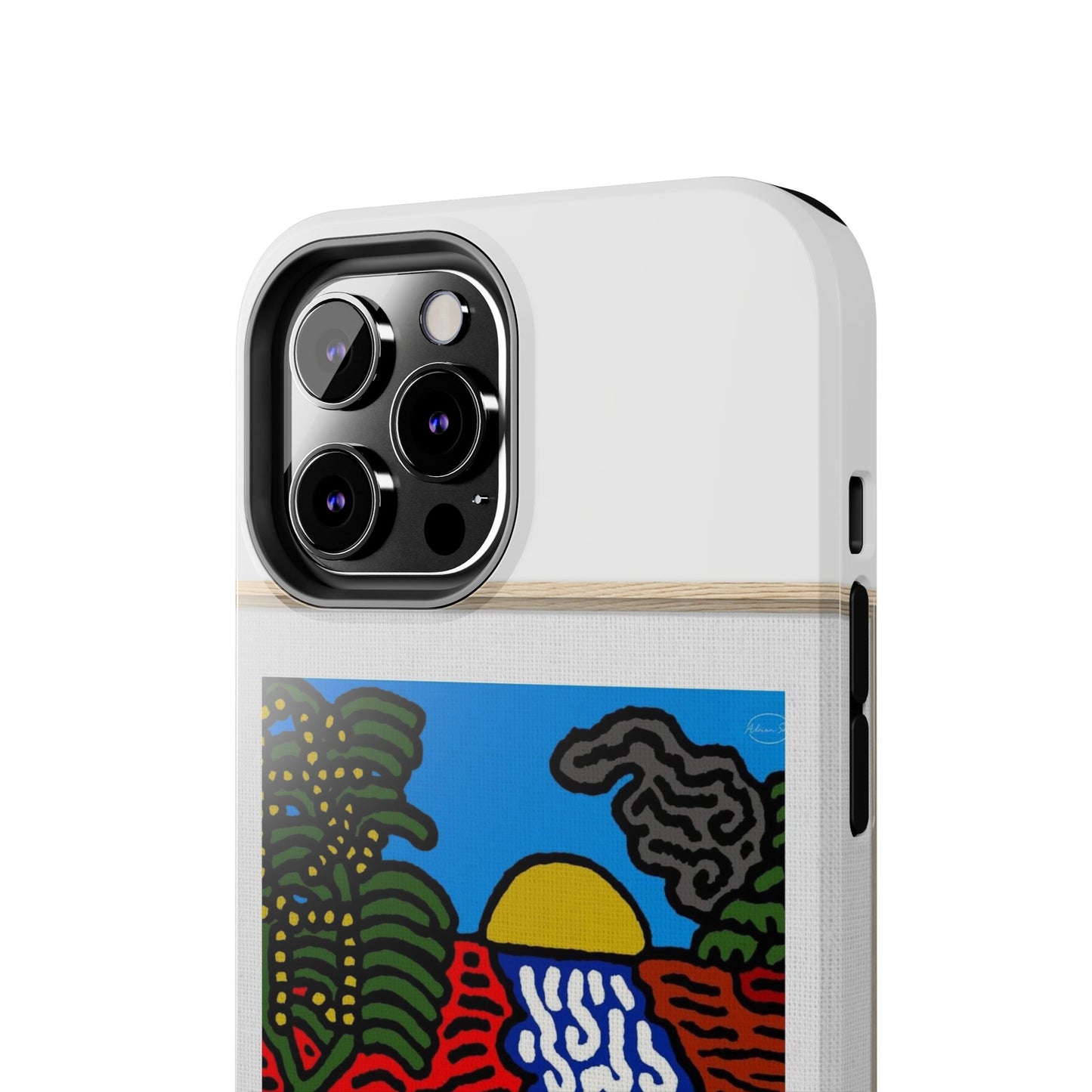 The river that joins the Australian wattle and Lebanese cedar tree in friendship Tough Phone Case