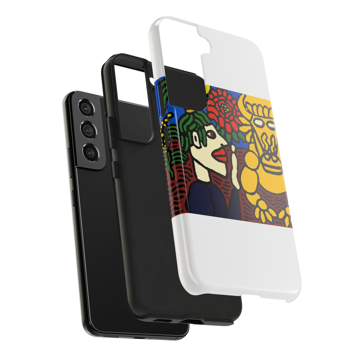 The warrior hailing the mighty golden dragon Tough Phone Case