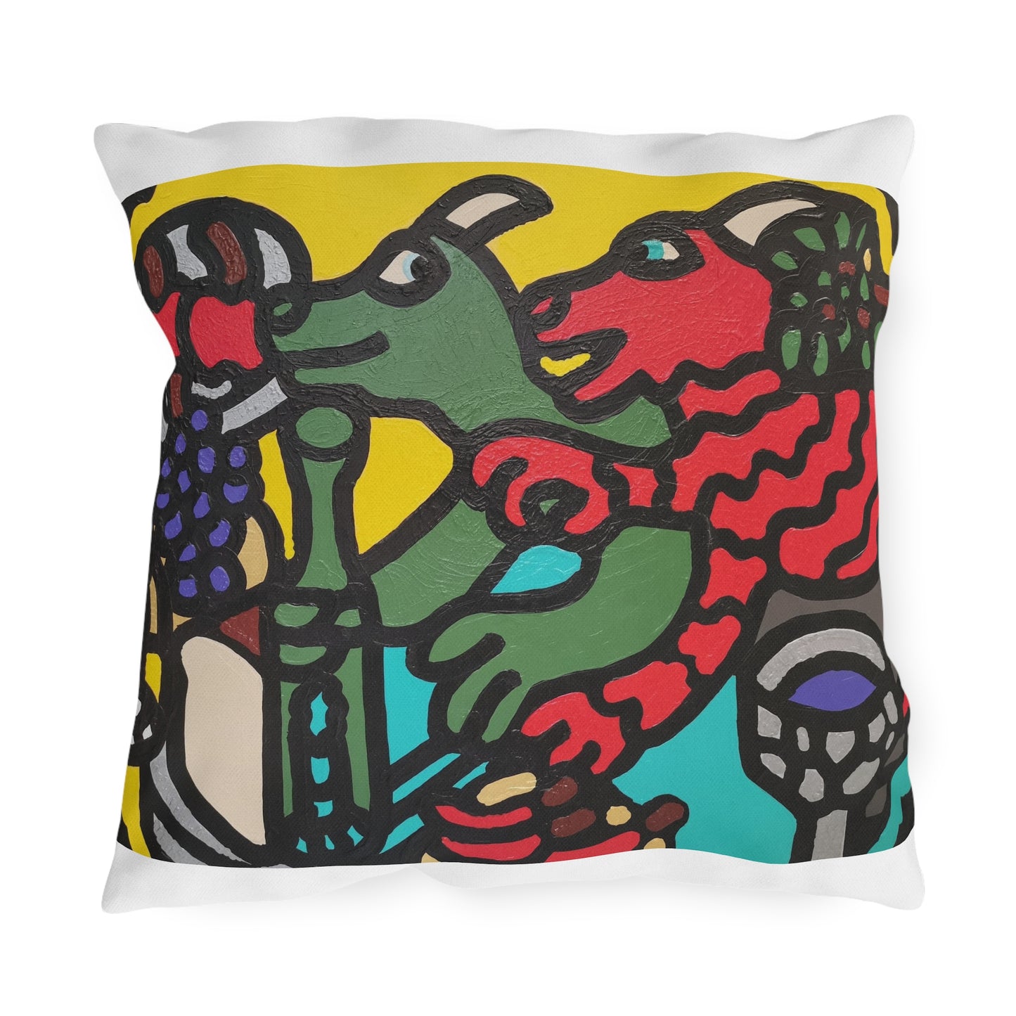 Enjoying our companionship — Outdoor Pillow