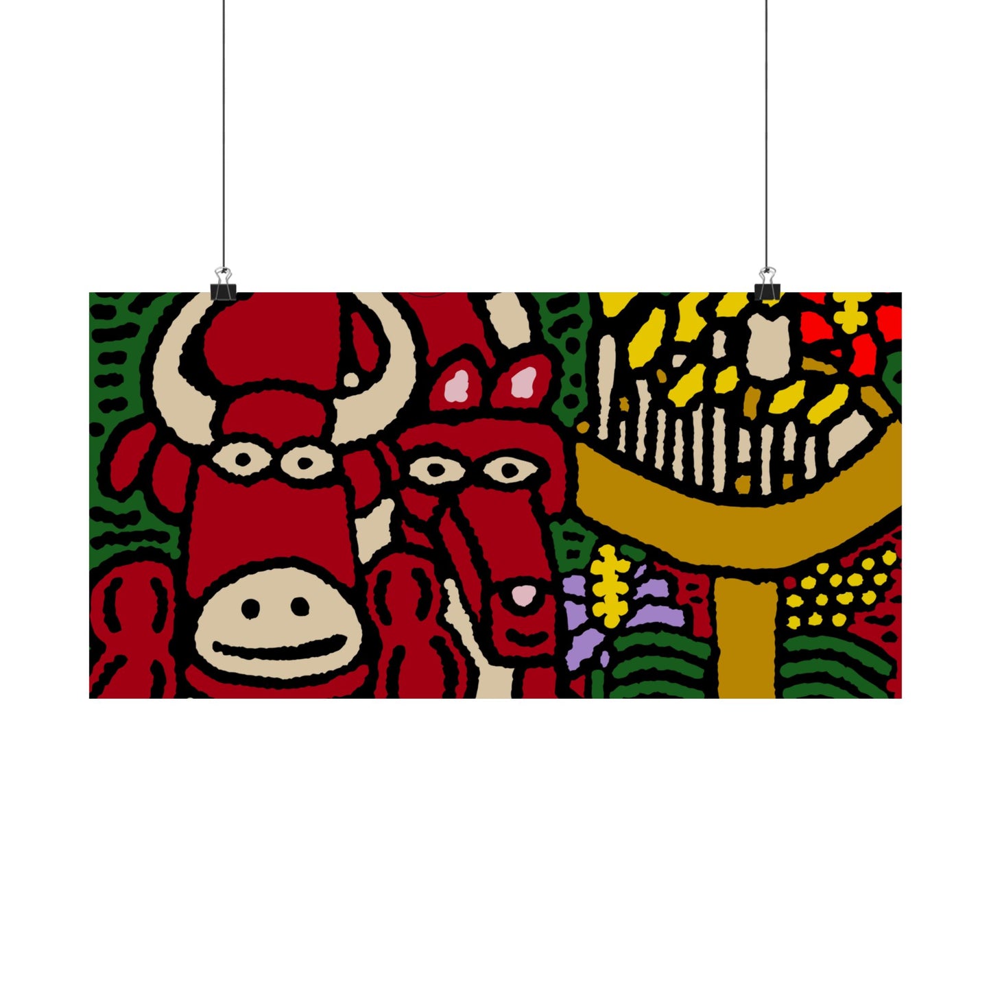 Going blessed by light together Matte Poster Horizontal (Large)