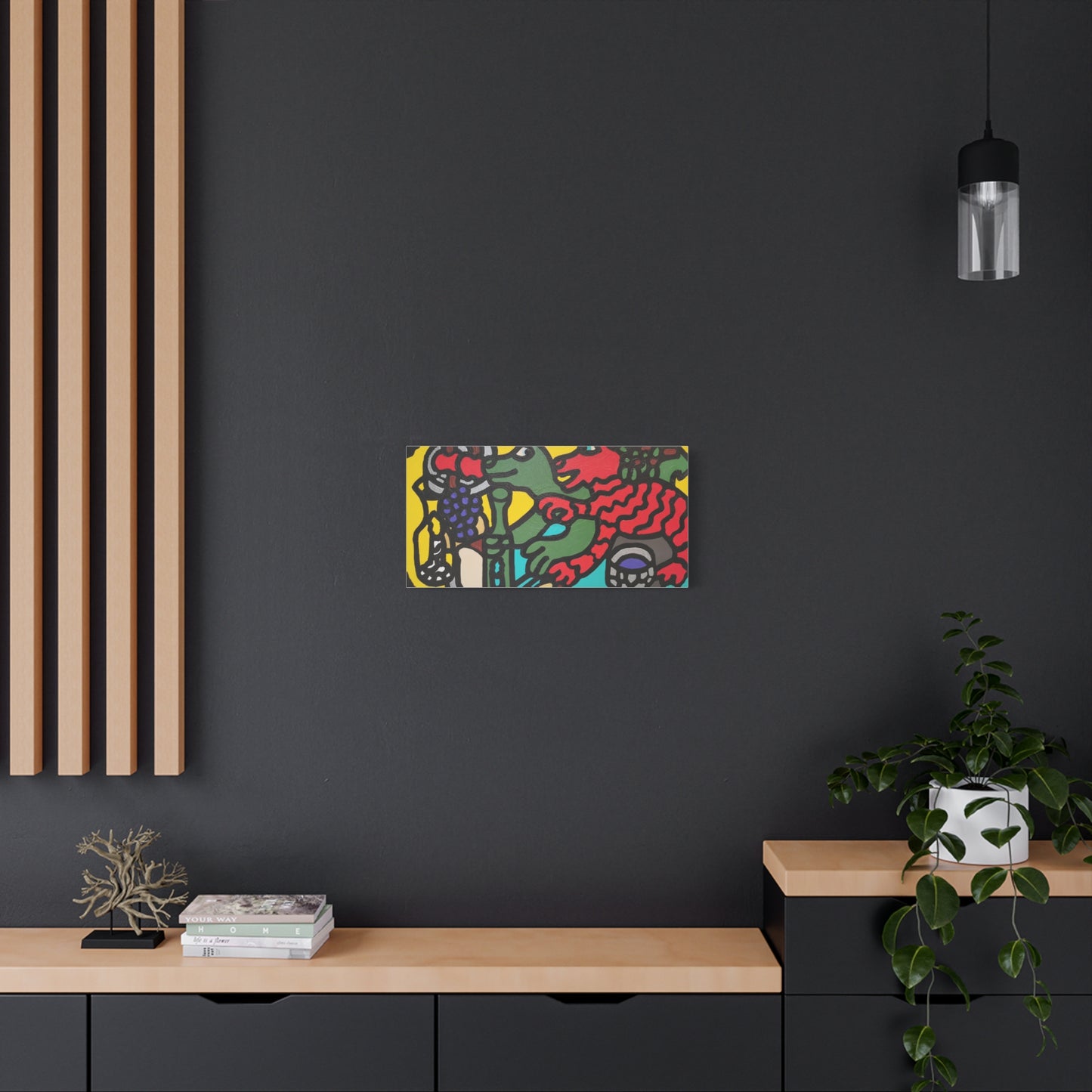 Enjoying our companionship Canvas (Large)